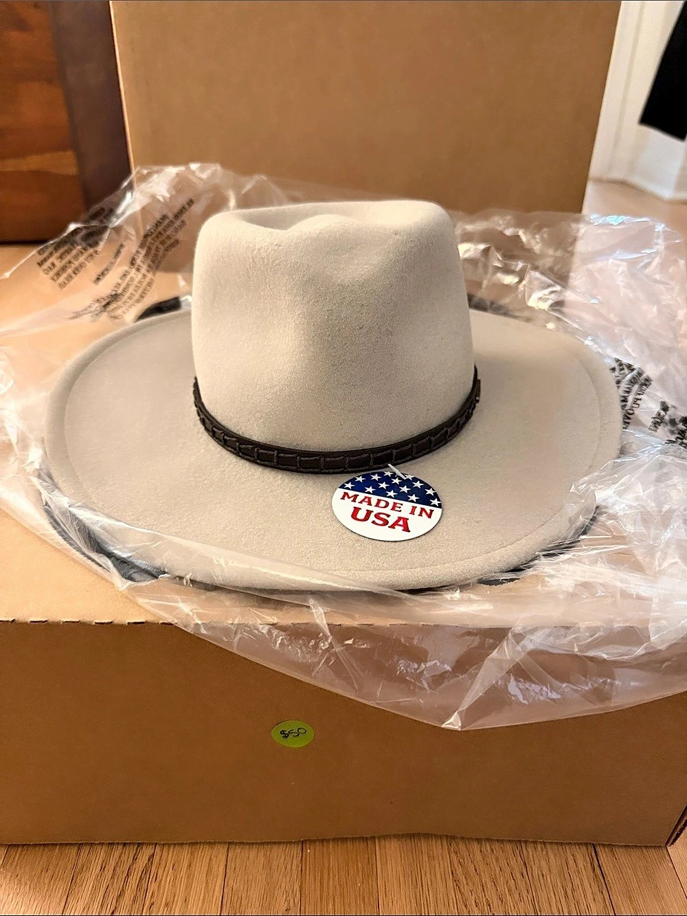 Stetson Sturgis Wool Hat Beige XS NWT
